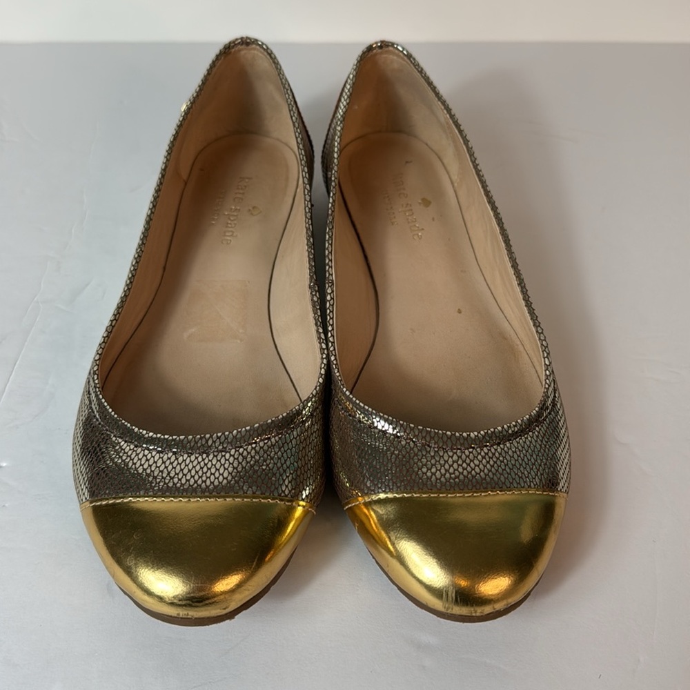 KATE SPADE Two Toned Flats size 6.5 - Picture 2 of 8